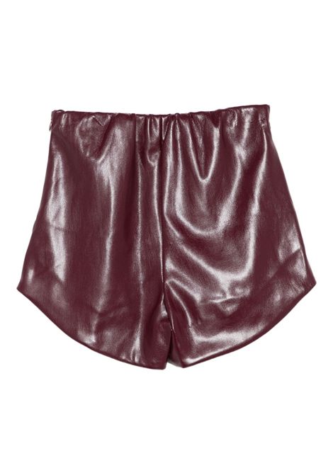 Shorts effetto pelle Lù-Lù BY MISS GRANT | LL3934BORDEAUX